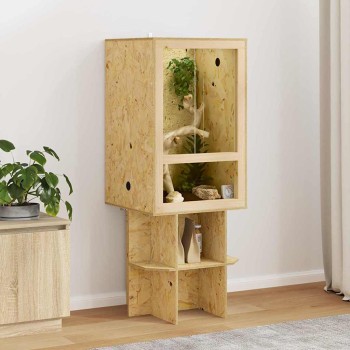 Terrárium barna 50 x 50 x 130 cm osb