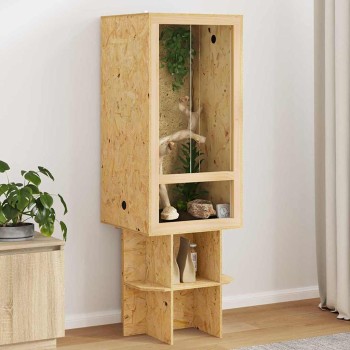 Terrárium barna 50 x 50 x 150 cm osb