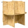 Terrárium barna 50 x 50 x 150 cm osb