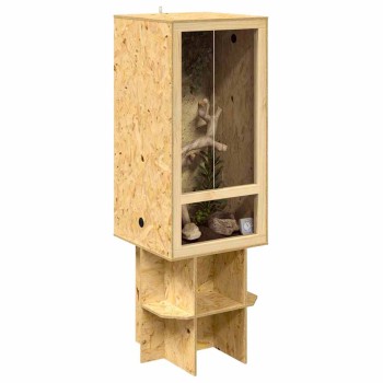 Terrárium barna 50 x 50 x 150 cm osb