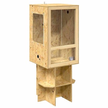 Terrárium barna 50 x 50 x 130 cm osb