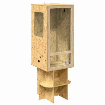 Terrárium barna 50 x 50 x 150 cm osb