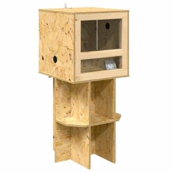 Terrárium barna 40 x 40 x 90 cm osb