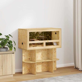 Terrárium barna 80 x 40 x 90 cm osb