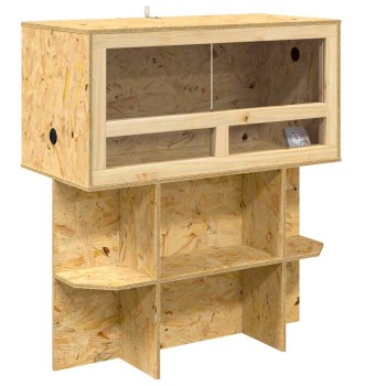Terrárium barna 80 x 40 x 90 cm osb