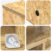 Terrárium barna 60 x 30 x 80 cm osb Terrárium barna 60 x 30 x 80 cm osb