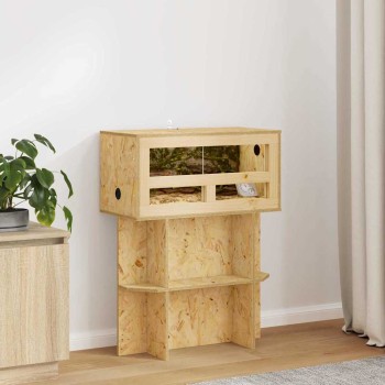 Terrárium barna 60 x 30 x 80 cm osb