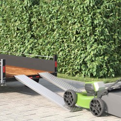 Rakodó rámpa ezüst 159 x 23 x 5 cm horganyzott acél