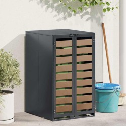 Hulladékgyűjtő tároló gázliftinges fedéllel 240l-es kukához