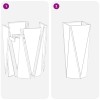 Növénytartó 2 pcs olajzöld 30 x 30 x 75 cm acél