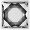 Növénytartó ezüst 50 x 50 x 75 cm horganyzott acél
