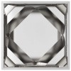 Növénytartó ezüst 50 x 50 x 50 cm rozsdamentes acél