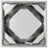 Növénytartó 2 pcs ezüst 50 x 50 x 50 cm horganyzott acél