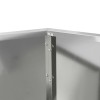 Növénytartó 2 pcs ezüst 50 x 50 x 40 cm horganyzott acél
