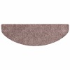 20 db öntapadós lépcsőszőnyeg 65 x 21 x 4 cm világosbarna félkör alakú nagy