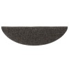 20 db öntapadós lépcsőszőnyeg 56 x 17 x 3 cm antracit félkör alakú