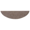20 db öntapadós lépcsőszőnyeg 56 x 17 x 3 cm bézs félkör alakú