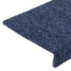 20 db öntapadós lépcsőszőnyeg 65 x 21 x 4 cm antracit téglalap alakú széllel