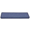 30 db kék lépcsőszőnyeg, téglalap alakú széllel, 65 x 21 x 4 cm