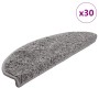 30 db szürke, félkör alakú, nagy lépcsőszőnyeg 65 x 21 x 4 cm