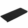 30 db fekete öntapadó lépcsőszőnyeg 65 x 24,5 x 3,5 cm
