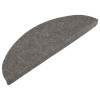 20 db fekete öntapadó lépcsőszőnyeg 56 x 17 x 3 cm