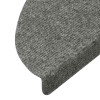 20 db fekete öntapadó lépcsőszőnyeg 56 x 17 x 3 cm
