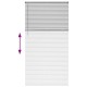 Ablak roló függönyökkel egyéb ezüst 80 x 130 cm alumínium