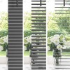Zsalugáter redőnyök sötétszürke 175 x 65 cm alumínium
