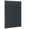 Zsalugáter redőnyök fekete 220 x 155 cm alumínium