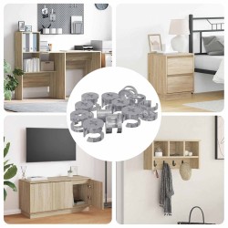 Cam zár anyák 4000 pcs ezüst acél