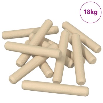 Fa dübelek 12000 pcs barna tömör fa