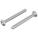 Csavar 2 pcs ezüst m6 x 60 mm acél