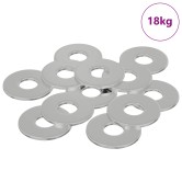 Alátétek 33962 pcs ezüst vas Alátétek 33962 pcs ezüst vas