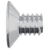 Süllyesztett fejű csavarok 2 pcs ezüst m4 x 6 mm acél