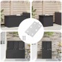 Zsanér egyszínű 12 pcs ezüst 58 x 35 x 1 mm acél