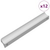 Fogantyú egyszínű 12 pcs ezüst 105.7 x 7.4 x 15.5 mm alumínium