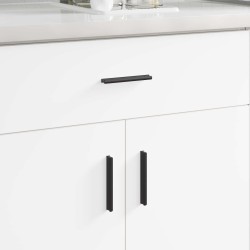 Fogantyú 12 pcs fekete 106 x 7,4 x 15,5 mm alumínium