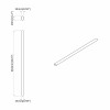 Szekrény rúd 12 pcs ezüst 464 x 15 x 29 mm alumínium ötvözet