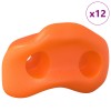 Mászó fogás 12 pcs narancssárga 100 x 67 x 43 mm pp