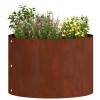 Ültető gyűrű 5 pcs barna 30 x 30 x 20 cm időjárásálló acél