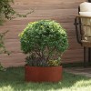Ültető gyűrű 5 pcs barna 40 x 40 x 20 cm időjárásálló acél