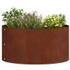 Ültető gyűrű 5 pcs barna 40 x 40 x 20 cm időjárásálló acél