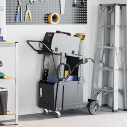 Hegesztőkocsi fekete 90 x 46 x 96 cm acél