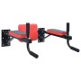 Vidaxl lepedő állomás fekete és piros 72,5 x 70 x 31 cm porszórt acél