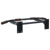 Vidaxl húzódzkodó rúd fekete és piros 92 x 51 x 18 cm porszórt acél