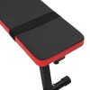 Vidaxl súly pad fekete 126,5 x 67 x 111 cm porszórt acél