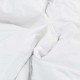 Takaró garnitúra párnával 3 pcs fehér 260 x 220 cm mikroszál