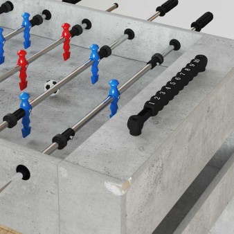 Foci asztal beton szürke 125 x 60,5 x 80 cm faanyag