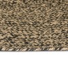 Területszőnyegek természetes és fekete 80 x 300 cm juta